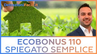 ECOBONUS 110 come funziona SPIEGATO SEMPLICE [upl. by Allx542]