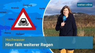 ❗Hochwasser Hier kommt neuer Regen [upl. by Ovatsug]