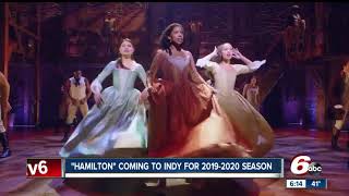 quotHamiltonquot coming to Indy for 20192020 season [upl. by Killy]