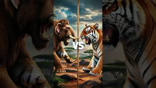 TIGRE VS MAMUT PREHISTÓRICO [upl. by Nylisoj]