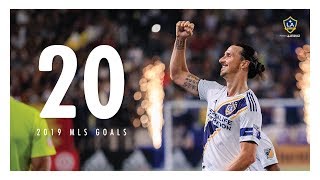 Zlatan Ibrahimovićs first 20 goals of LA Galaxys 2019 season [upl. by Gurolinick]