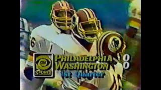 1982 Week 4  Eagles vs Redskins [upl. by Ariaic]