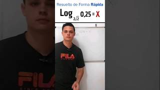 LOGARITMO Resuelto de Manera Rápida 💯🤯 [upl. by Nywroc]