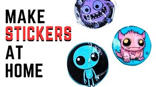 Tutorial  How to make Stickers  at home [upl. by Zacks]