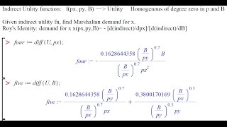 Marshallian amp Hicksian Demand Indirect Utility and Expenditure Functions [upl. by Marissa]