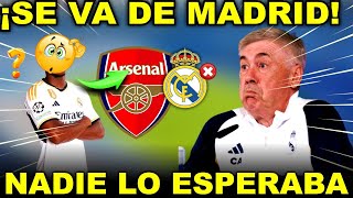 ¡ES OFICIAL ¡ACABA DE SALIR ¡NADIE LO ESPERABA ARSENAL CONFIRMA Noticias del Real Madrid [upl. by Hanas]