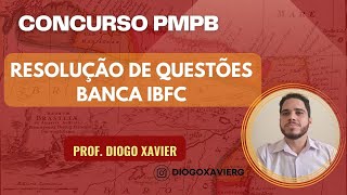 História da Paraíba  Concurso PMPB 2023  Respondendo Questões Banca IBFC [upl. by Etakyram786]