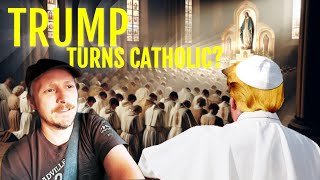 Trump Cozies up to Catholics and the Harlot Pope [upl. by Carola]