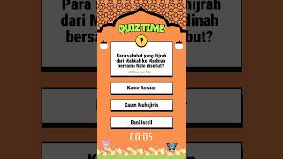 Yuk Tes Wawasan Islam Part 11 Jawab dalam 5 detik quiz kuispengetahuanislam questionanswer [upl. by Margarette]