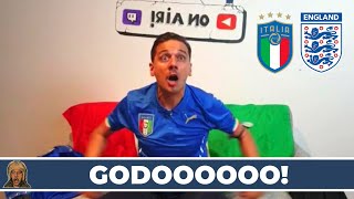 LIVE REACTION RIGORI DI ITALIAINGHILTERRA SPACCO LA PERONI [upl. by Eirroc]