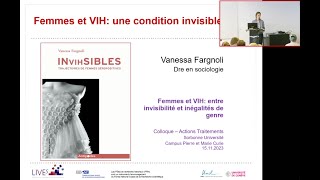 Colloque quotFemmes amp VIHquot 414  Vivre avec le VIH une condition invisible [upl. by Pamella]