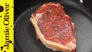 How To cook steak with Jamie Olivers mate Pete [upl. by Ecadnak]