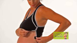 Maternity  Nursing  Sports Bra  Loving Moments Adjustable Nursing Sports Bra [upl. by Eniretak]