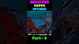 Megatron Helps Optimus   tfp  s  1  episode  25   movie scene edits  shortsviral foryou [upl. by Hansiain]