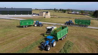 Tony OMahony 1st Cut Silage May 2023 [upl. by Ellak]