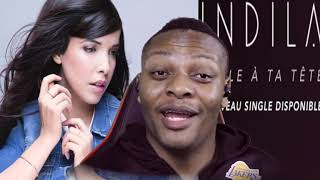 Indila  Parle à ta tête REACTION This song is very fun Im grooving  Indila talk to the head [upl. by Eniac310]