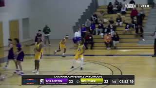 Goucher Mens Basketball vs Scranton 12724 [upl. by Parthen961]