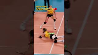 Zehra Gunes sliding time vakifbank volleyball [upl. by Eerac]