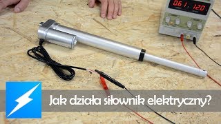 Jak działa siłownik elektryczny Budowa oraz zastosowanie  Elektrobimpl [upl. by Faletti]