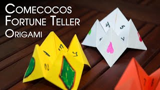 Comecocos Fortune Teller Facil Origami [upl. by Anahsek894]