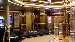 FULL TOUR of the 1985 DAN elevators  Cruiseferry MS Mariella Viking Line [upl. by Slohcin]