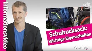 Schulrucksack Die wichtigsten Eigenschaften [upl. by Radmen]