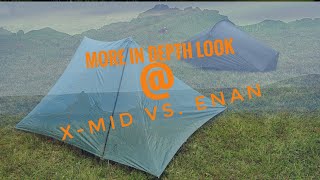 In Depth Comparison Between Durston XMid 1p Solid vs Hilleberg Enan [upl. by Alian]