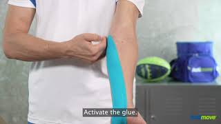 Kinesiology Taping for Golfers Elbow [upl. by Ashlie424]