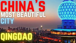 Chinas Most Beautiful City  Qingdao China Aerial Drone 2021  中国最美的城市 [upl. by Yekim583]