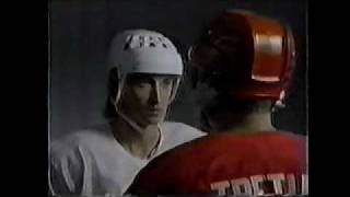 Wayne Gretzky vs Vladislav Tretiak Right Guard Sport Hockey Commercial [upl. by Zelten]