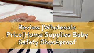 Review Wholesale PriceHome Supplies Baby Safety Shockproof Pad Door Knob Anticollision Bumper Wa [upl. by Terrilyn]