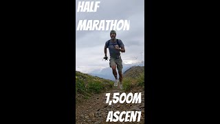 Trail Running Half Marathon  Summiting Le Prorel 2566m  8420ft [upl. by Aizan]