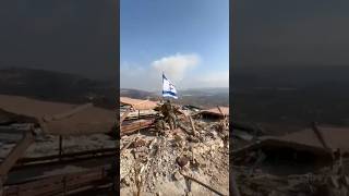 Israel RAISES Flag in Lebanon for first time in 24 years israel [upl. by Elva302]