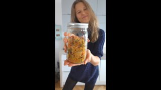 DAS ultimative Kimchi Rezept vegan mega lecker turboschnell [upl. by Bigelow878]