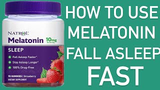 Melatonin  Fall Asleep FASTER  Medically Speaking [upl. by Treva]