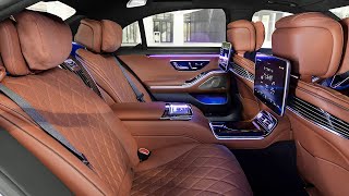 2021 MercedesBenz SClass  INTERIOR Details [upl. by Brennen]