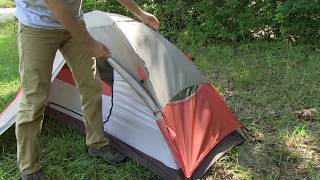 How to Set up a Two Pole Dome Style Tent by ALPS Mountaineering [upl. by Nnylyrehc]