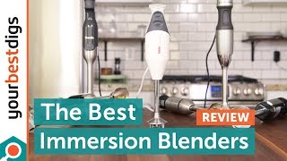 The Best Immersion Blenders  Reviewed amp Tested [upl. by Boyes]