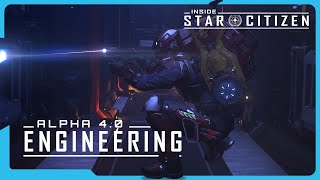 Inside Star Citizen Alpha 40  Engineering [upl. by Zizaludba]