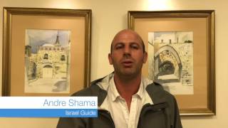 Andre Shama Israel Tour Guide Maranatha Tours [upl. by Philina]