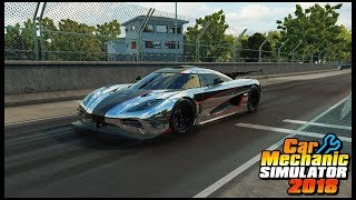 CHROME KOENIGSEGG ONE1 REBUILT  Car Mechanic Simulator 2018 [upl. by Boor]