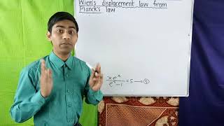 Wiens displacement law from Plancks law of radiation [upl. by Issie]