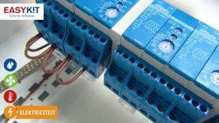 Zelf je Eltako relais voorbekabelen in je zekeringskast Zelfbouw elektriciteit met Easykit [upl. by Assanav]