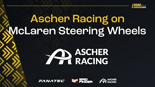 ADAC SimRacing Expo 2023 Ascher Racing amp McLaren Steering Wheels  Day 2 [upl. by Acceber464]