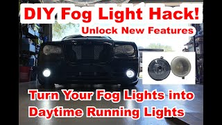 DIY Hack Replace Chrysler 300 Fog Lights and Make Them DRLs with AppCar [upl. by Naic]