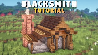 Minecraft EASY Blacksmith Tutorial [upl. by Aneeuqahs]