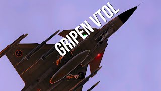 Jas 39 Gripen shows off some impressive VTOL capabilities [upl. by Ahsatak]