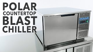 Polar Countertop Blast Chiller 85kg CK640 [upl. by Bengt63]