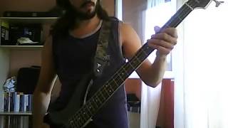 Pantera  The Underground In America amp Reprise Sandblasted Skin bass cover by Zisis Marangianos [upl. by Lezah485]