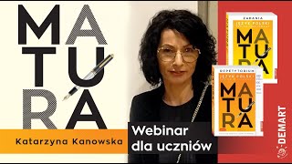 Do matury z Demartem – język polski  Webinar 2 dla uczniów – ARKUSZ 1 [upl. by Llenrev]